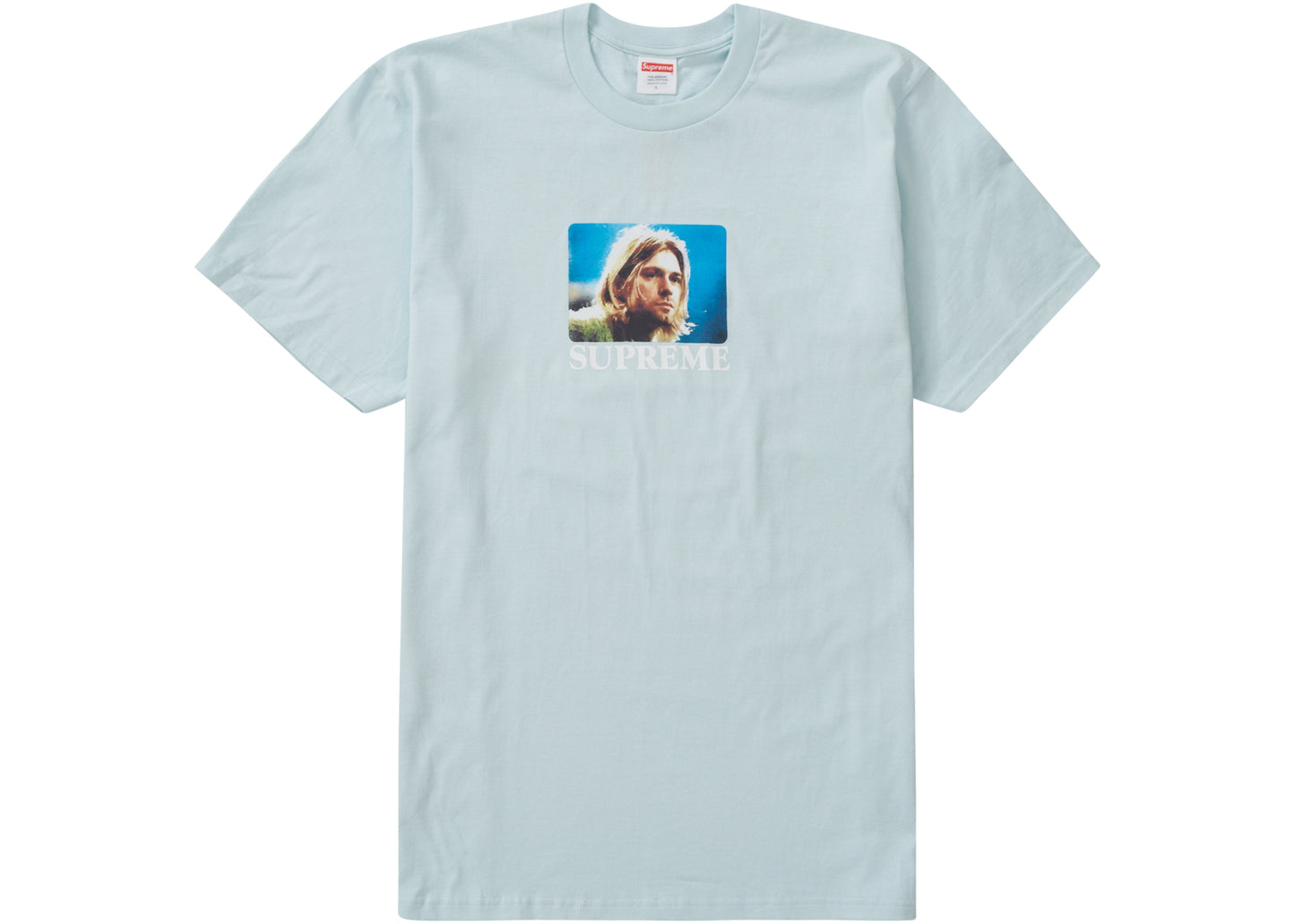 T-shirt Supreme Kurt Cobain Bleu Pâle 