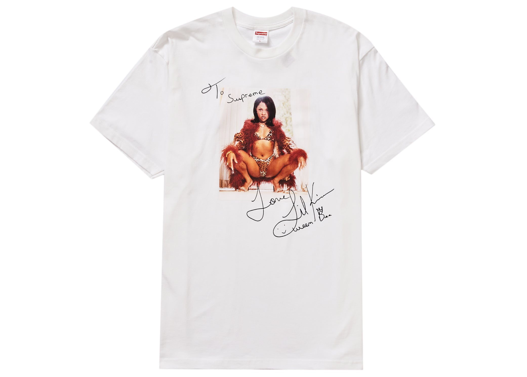 Supreme Lil Kim Tee White