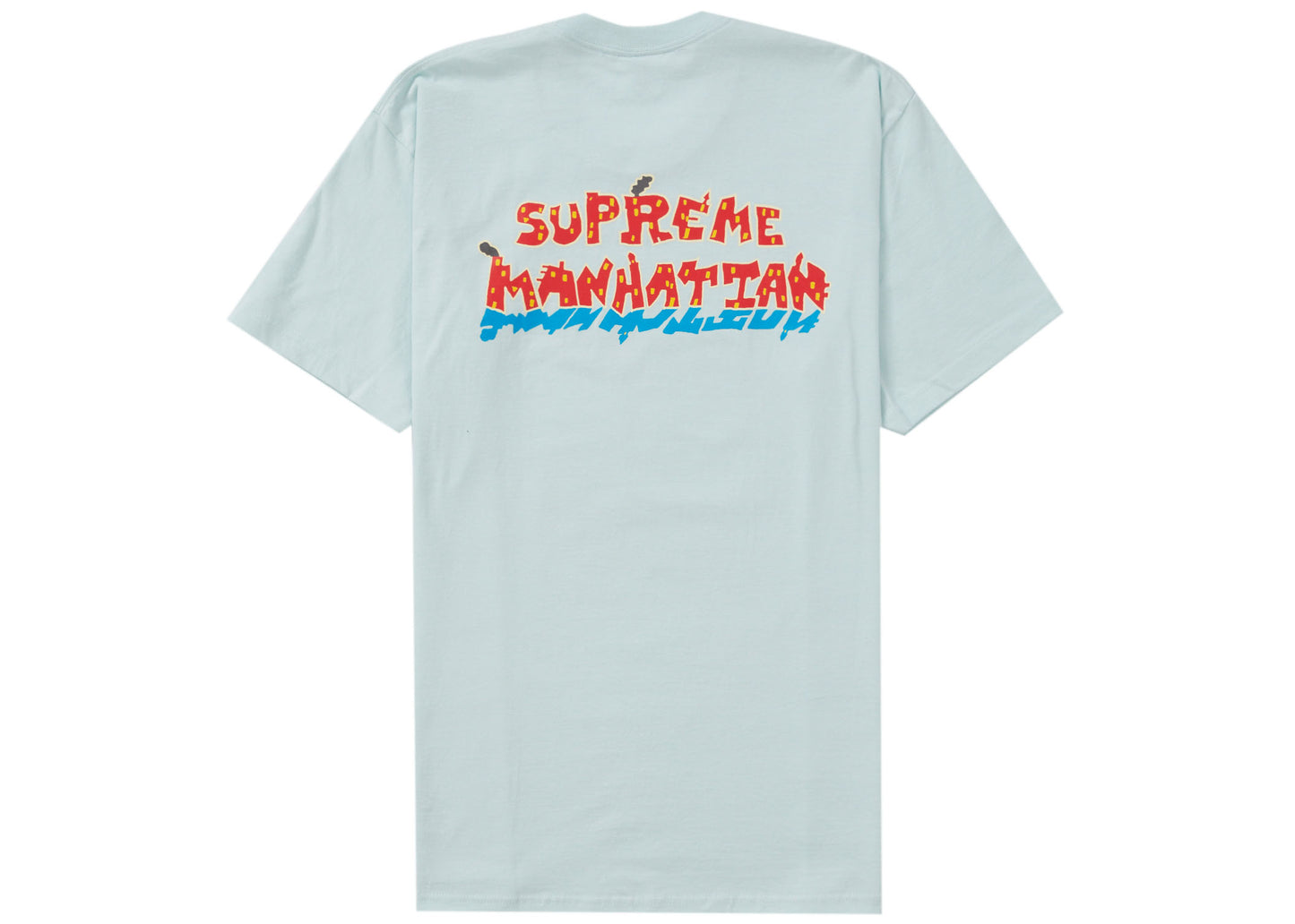 Supreme Manhattan Tee Pale Blue 