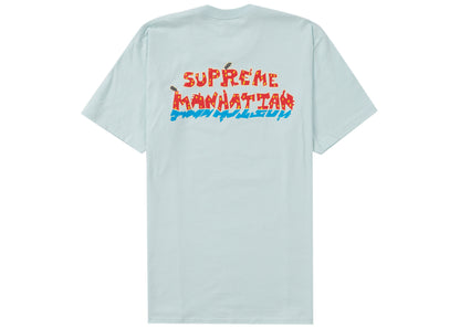 T-shirt Supreme Manhattan Bleu Pâle 