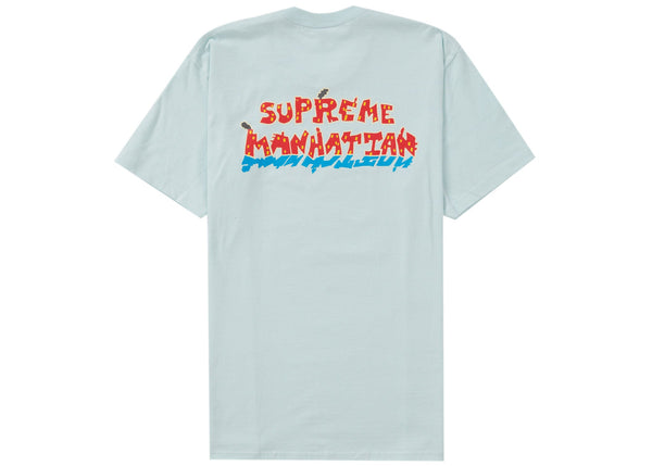 Supreme Manhattan Tee Pale Blue