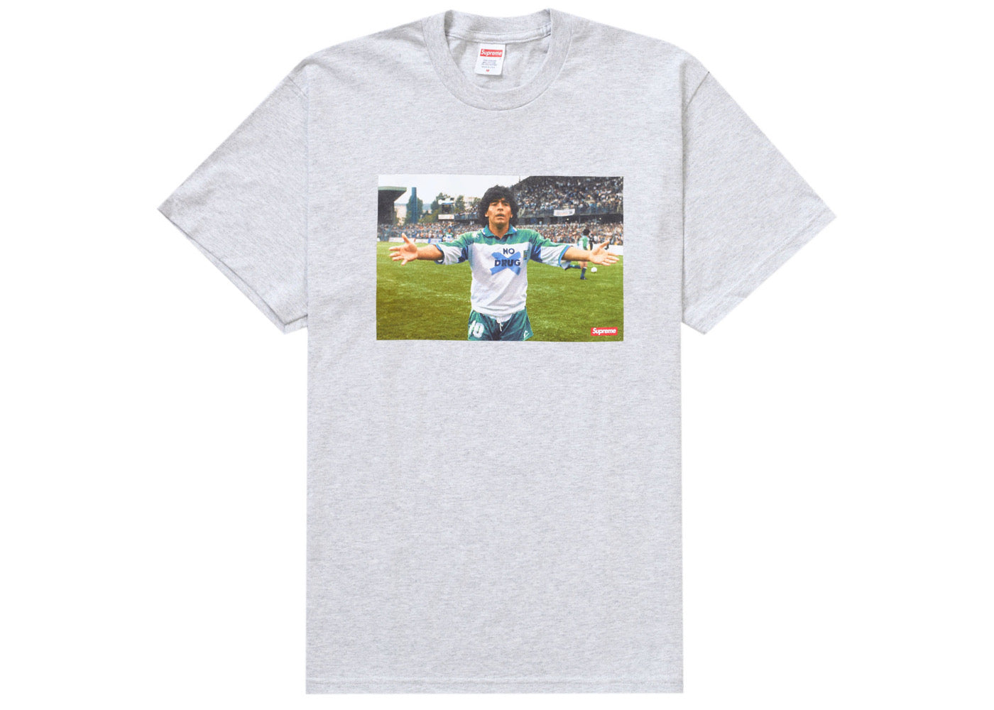 T-shirt Supreme Maradona Gris