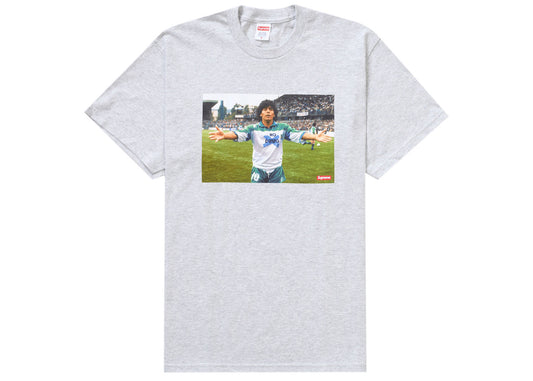 Supreme Maradona Tee Grey