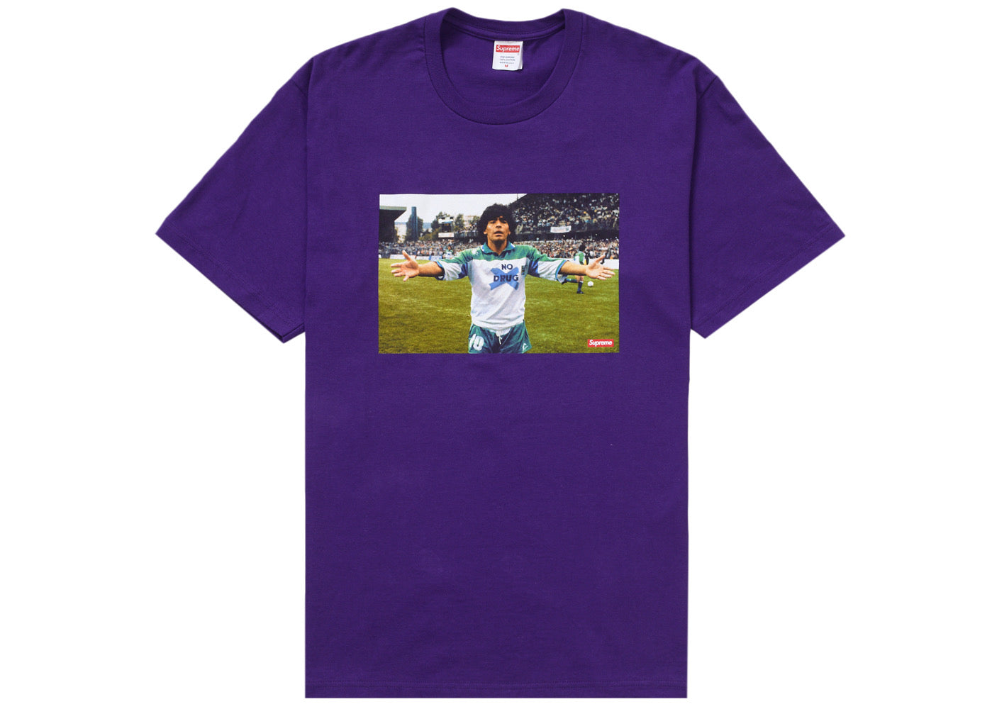 T-shirt Supreme Maradona Violet