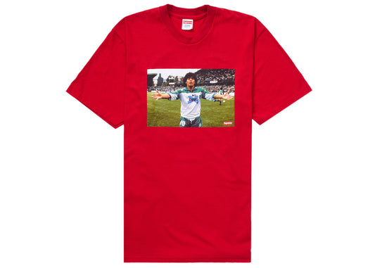 Supreme Maradona Tee Red