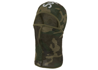 Supreme Mesh Lightweight Balaclava Woodland Camo