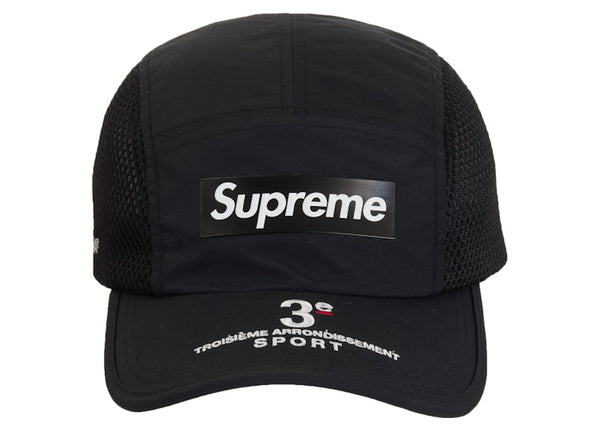 Supreme Mesh Side Panel Camp Cap (SS24) Black