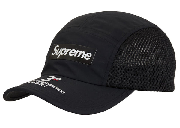 Supreme Mesh Side Panel Camp Cap (SS24) Black