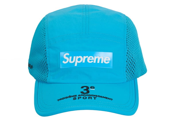 Supreme Mesh Side Panel Camp Cap (SS24) Cyan