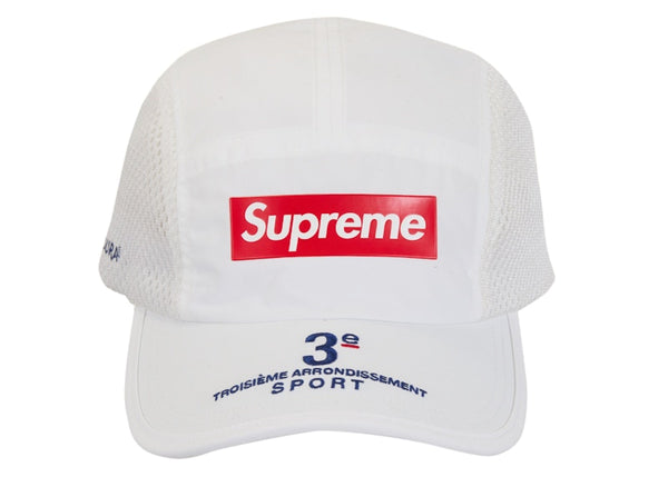 Supreme Mesh Side Panel Camp Cap (SS24) White