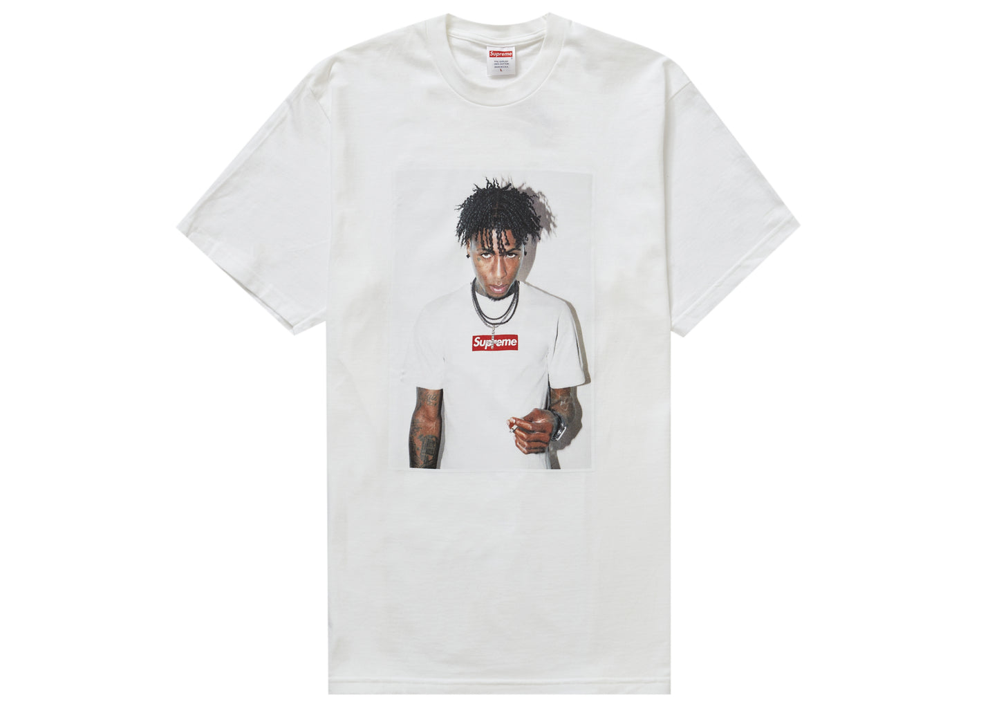 T-shirt Supreme NBA Youngboy Blanc