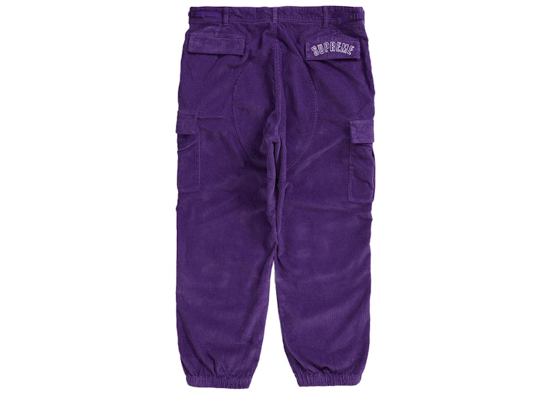 Pantalon cargo en velours côtelé Supreme Nike Arc Violet 