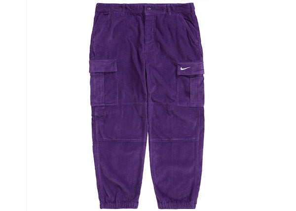 Pantalon cargo en velours côtelé Supreme Nike Arc Violet 