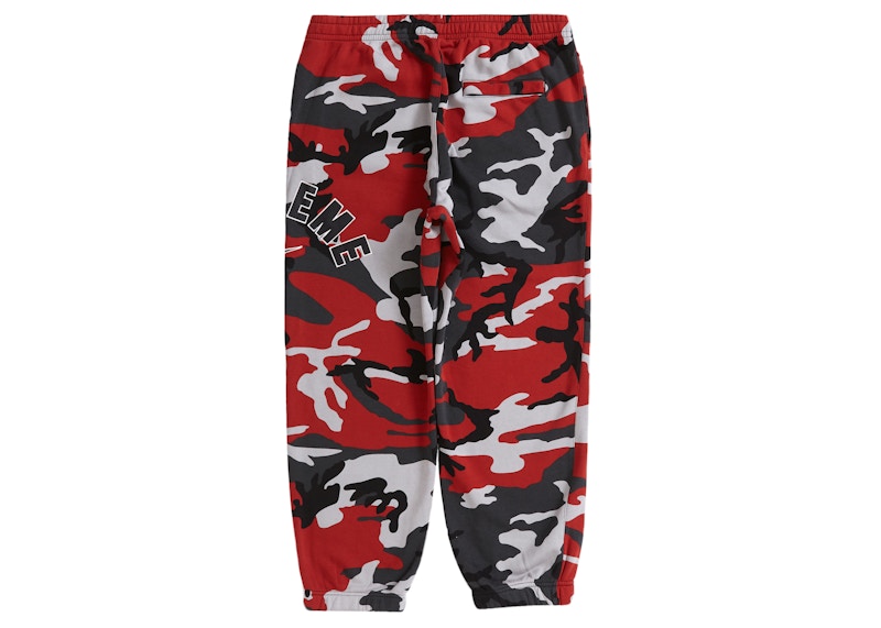 Supreme Nike Arc Sweatpant Red Camo