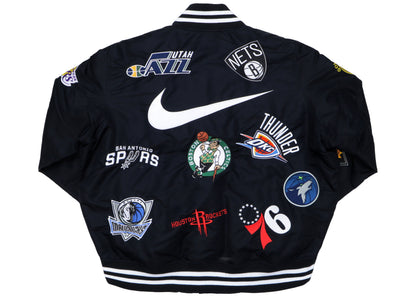 Veste d'échauffement Supreme Nike/NBA Teams noir