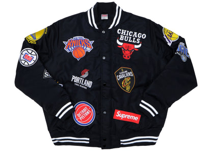 Veste d'échauffement Supreme Nike/NBA Teams noir