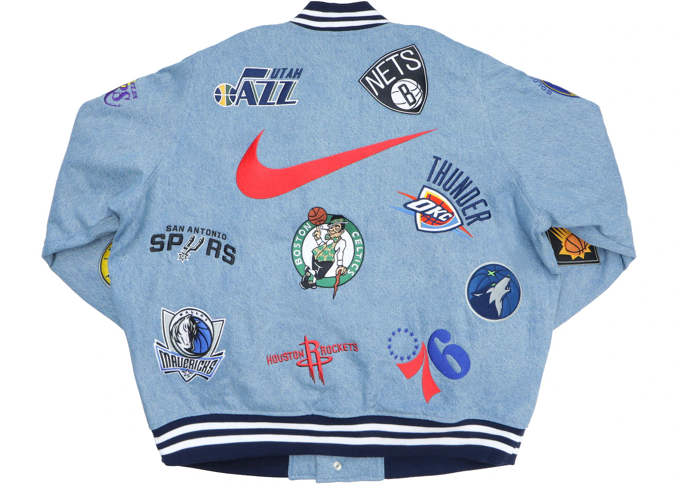 Nike supreme denim jacket hotsell