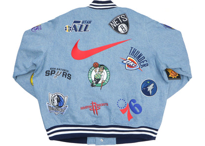 Veste d'échauffement Supreme Nike/NBA Teams Denim