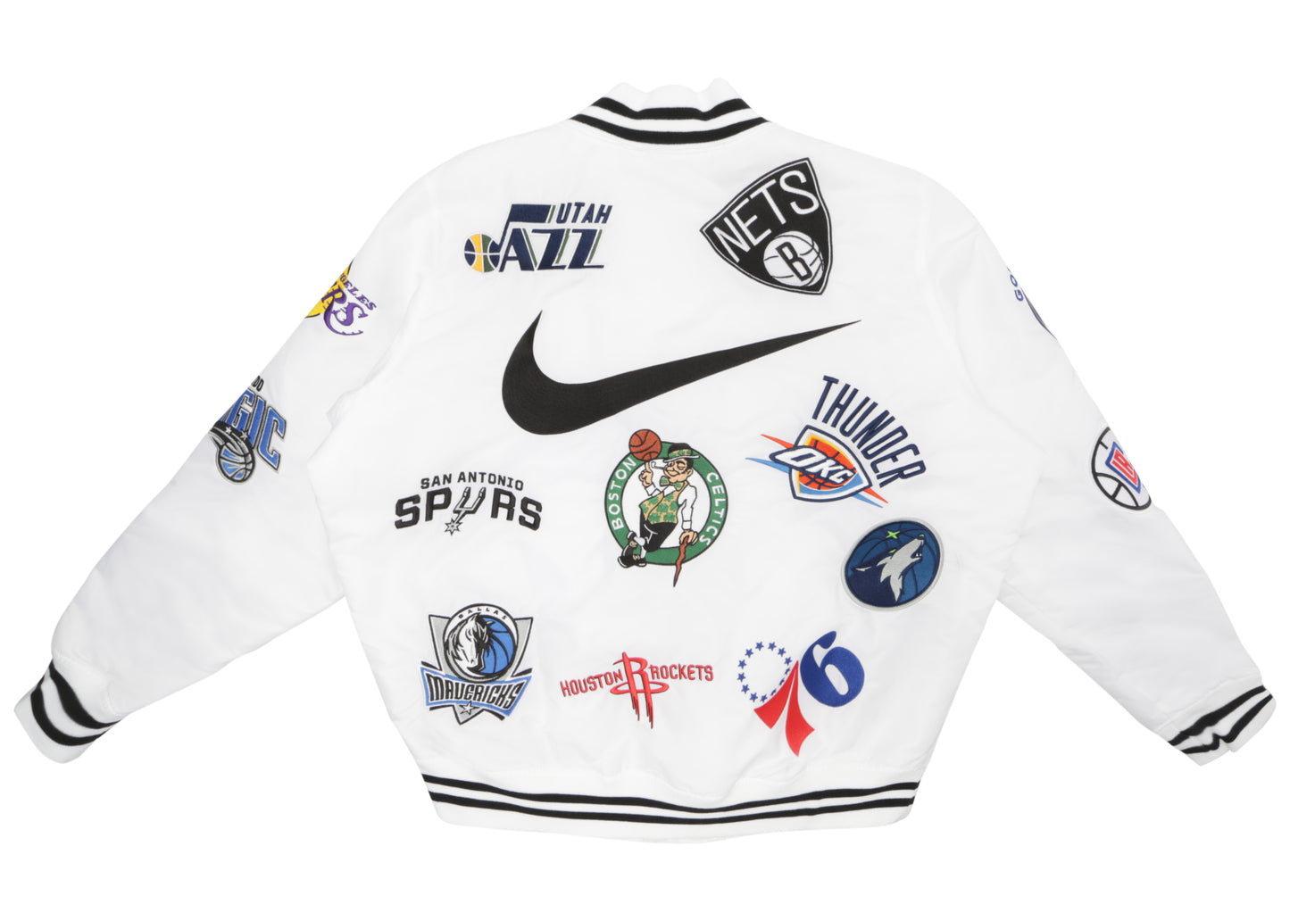 Veste d'échauffement Supreme Nike/NBA Teams Blanc