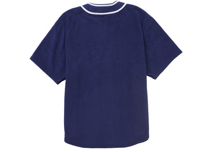 Supreme Polartec Baseball Jersey Navy