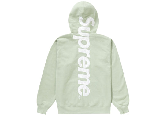 Supreme Satin Appliqué Hooded Sweatshirt Mint