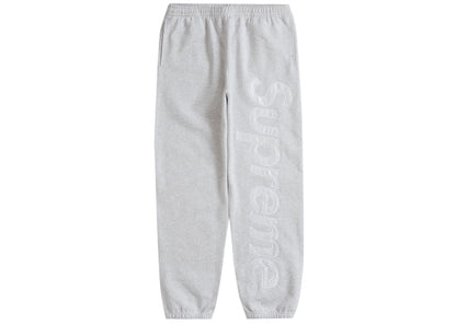 Supreme Satin Appliqué Sweatpant (FW23) Ash Grey