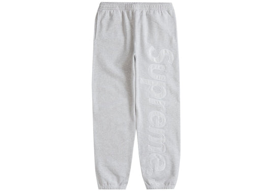 Supreme Satin Appliqué Sweatpant (FW23) Ash Grey