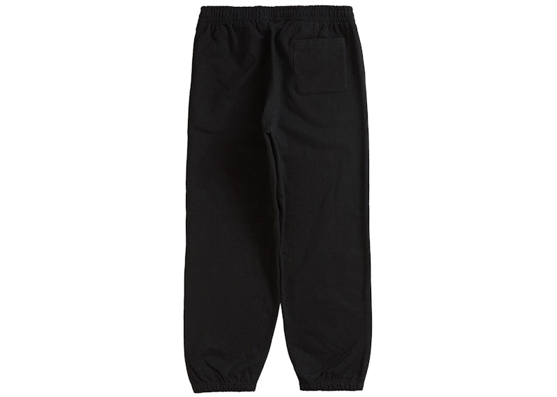 Supreme Satin Appliqué Sweatpant (FW23) Black