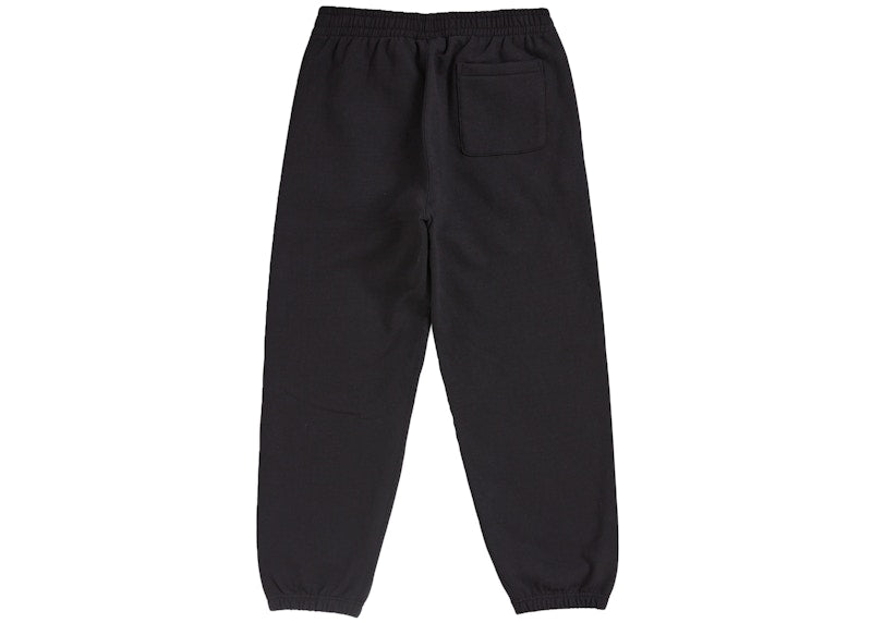 Supreme Satin Applique Sweatpant (FW24) Black