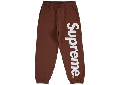 Supreme Satin Applique Sweatpant (FW24) Brown