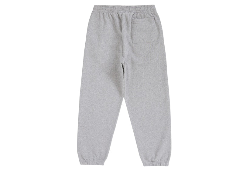 Supreme Satin Applique Sweatpant (FW24) Heather Grey