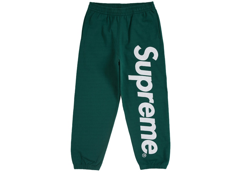 Supreme Satin Applique Sweatpant (FW24) Dark Green