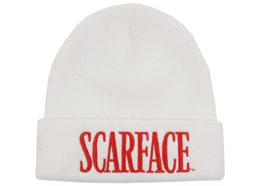 Supreme Scarface Beanie White