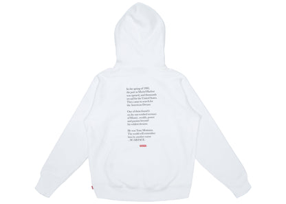 Supreme Scarface Friend Hooded Sweatshirt White