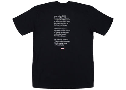 Supreme Scarface Friend Tee Black