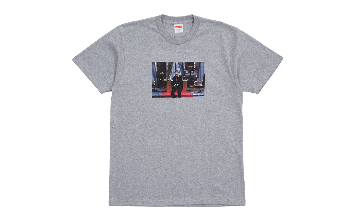 T-shirt Supreme Scarface Friend Gris Chiné 