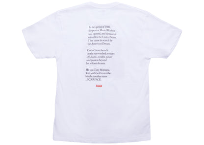 Supreme Scarface Shower Tee White 