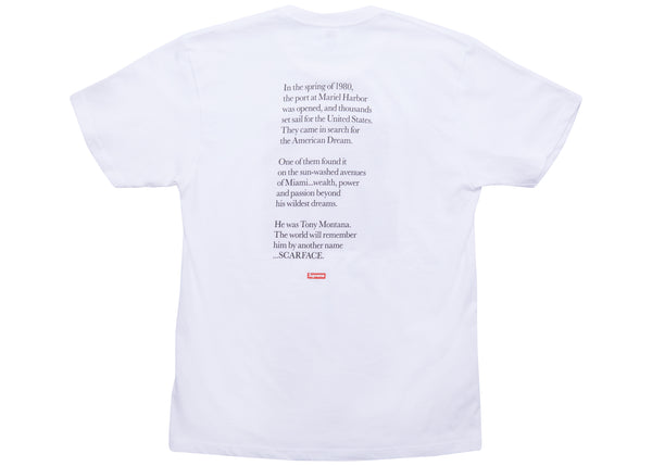 Supreme Scarface Shower Tee White