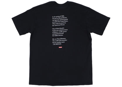 T-shirt fendu Supreme Scarface Noir