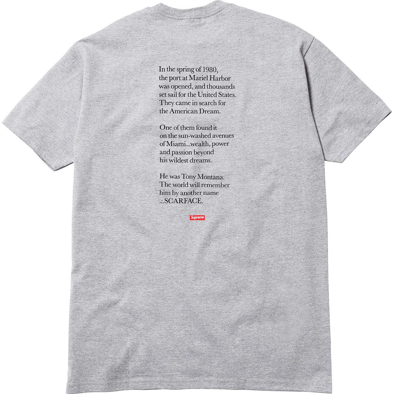 Fashion split tee supreme