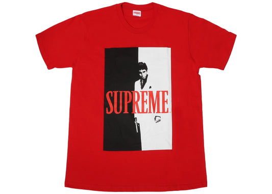 Supreme Scarface Split Tee Red 