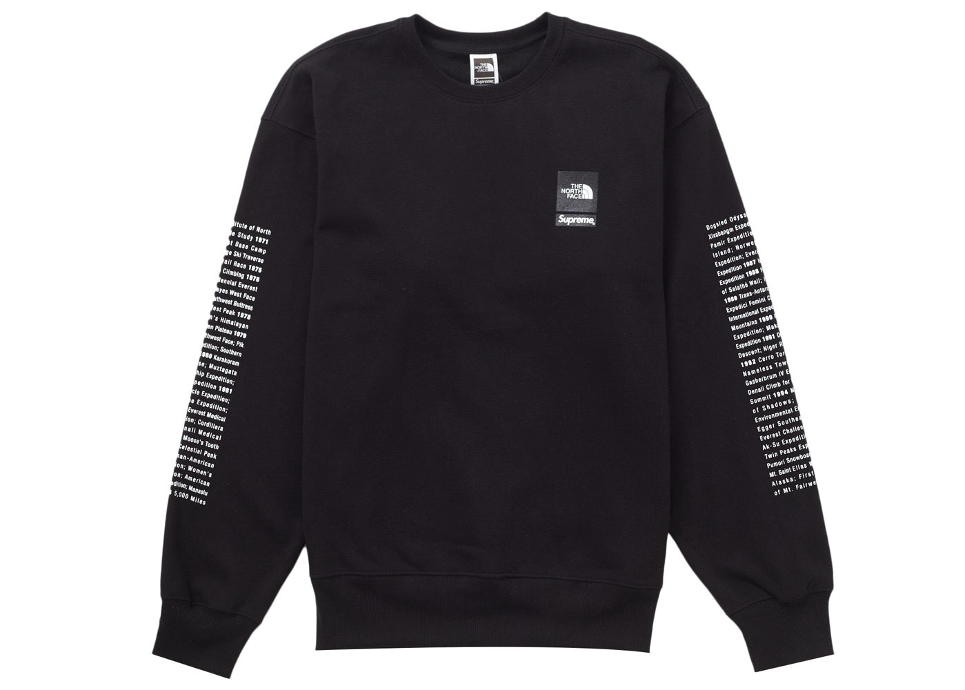 Supreme The North Face Crewneck Black