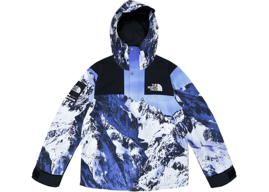 Parka Supreme The North Face Mountain Bleu/Blanc