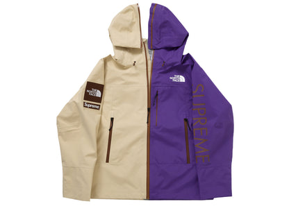 Supreme The North Face Split Taped Seam Shell Jacket Tan