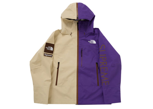 Supreme The North Face Veste Shell à coutures fendues et collées Tan