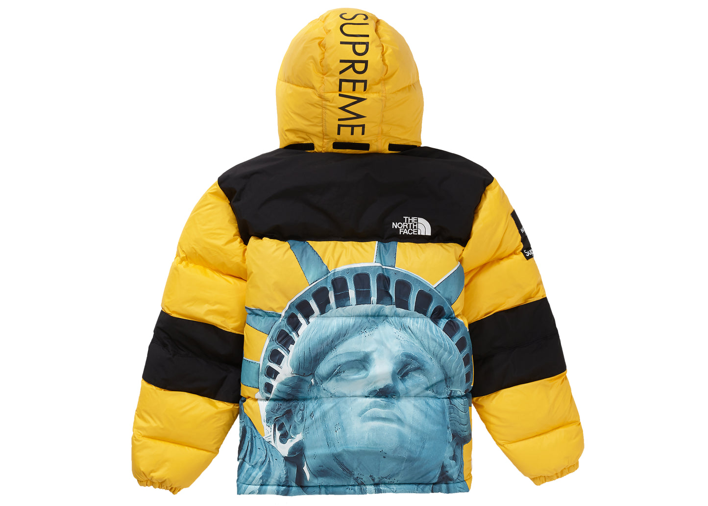 Veste Supreme The North Face Statue de la Liberté Baltoro Jaune