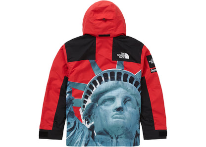 Veste Supreme The North Face Statue de la Liberté Mountain Rouge