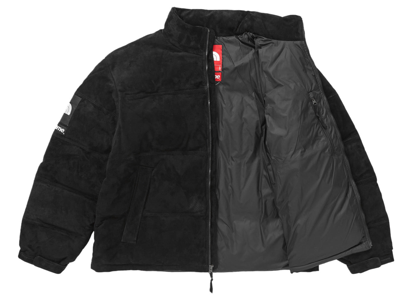 Supreme The North Face Suede Nuptse Jacket Black – Sneaker Store Co