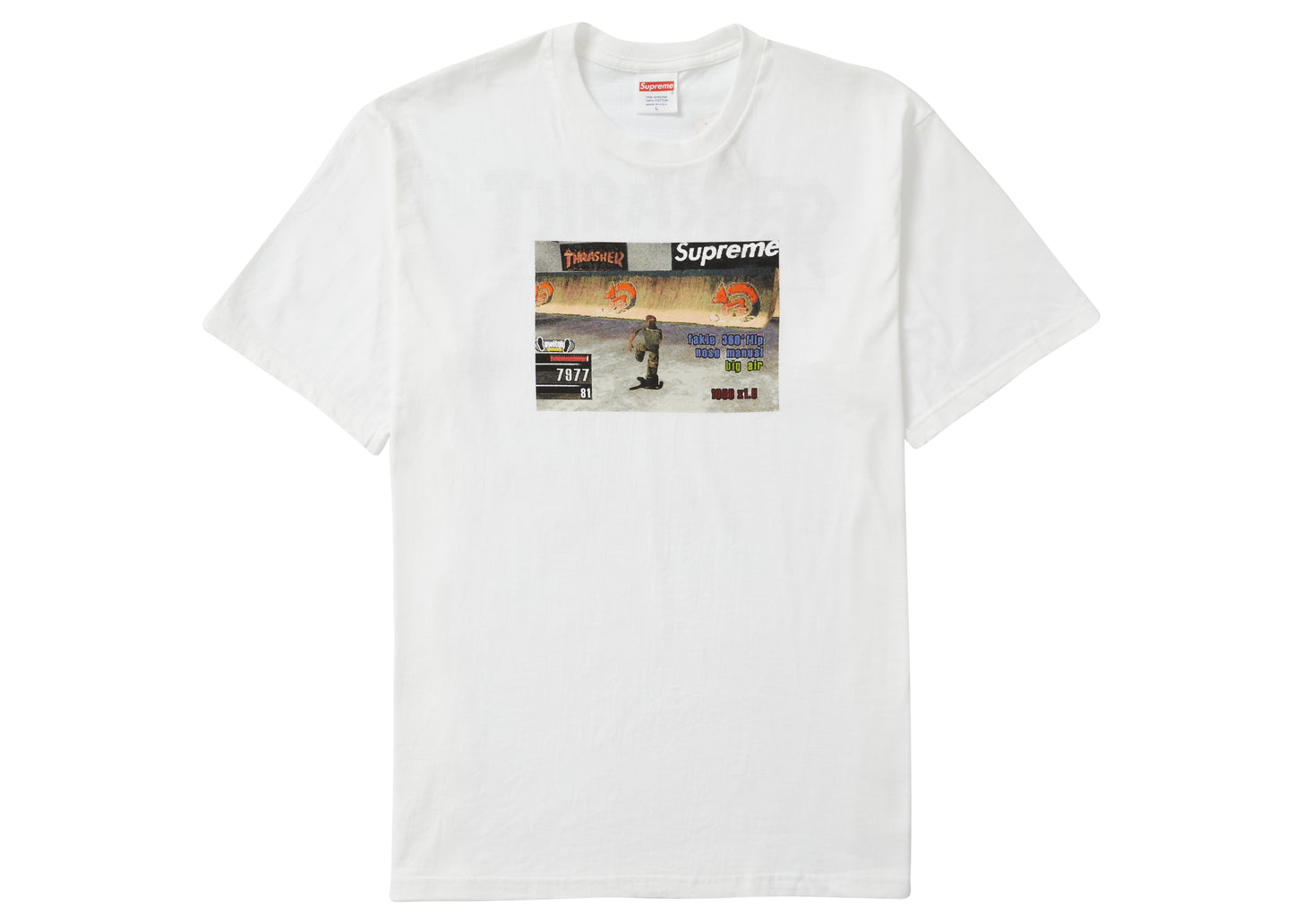 Supreme Thrasher Game Tee White