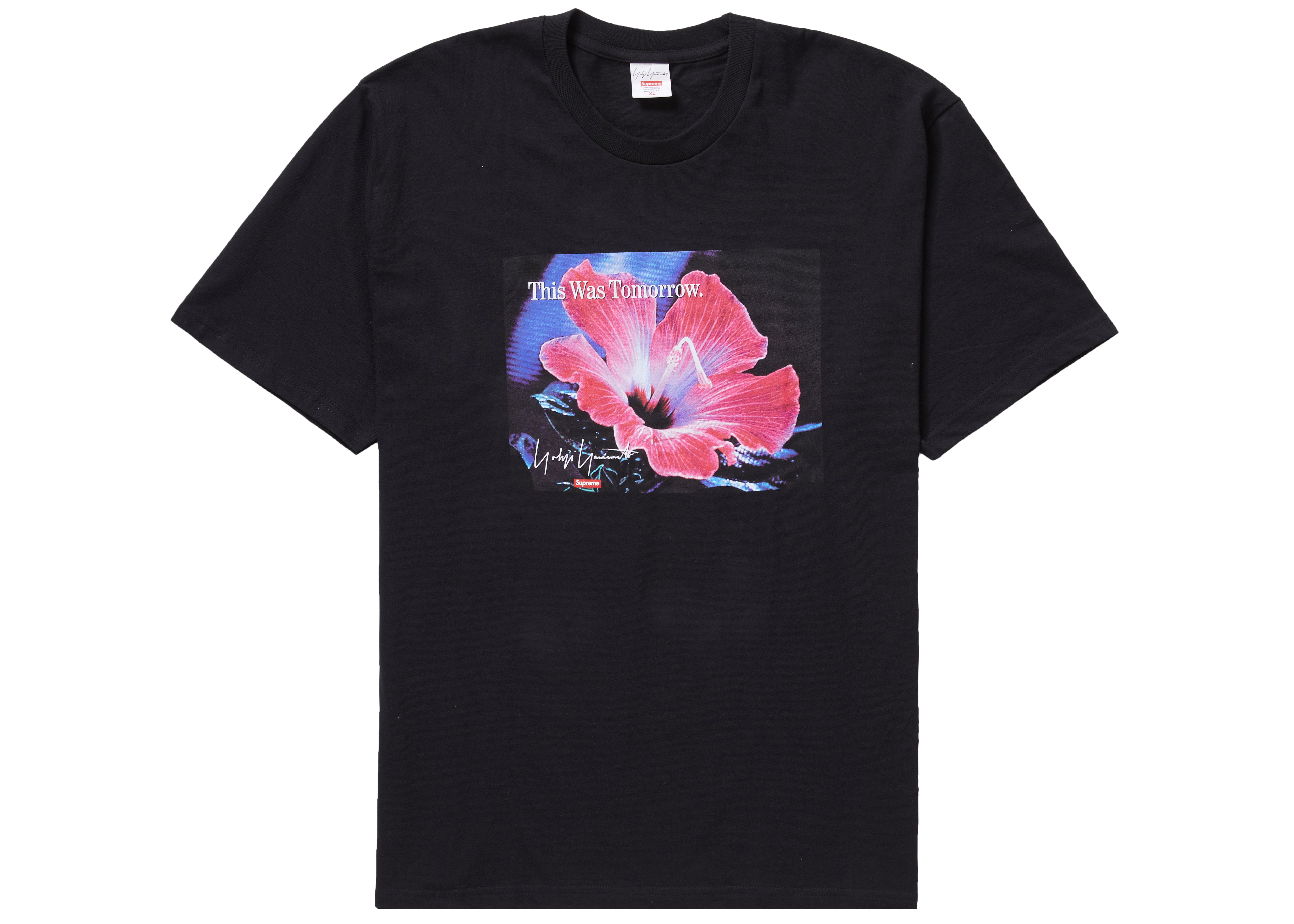 Supreme Yohji Yamamoto This Was Tomorrow Tee Black – Sneaker Store Co